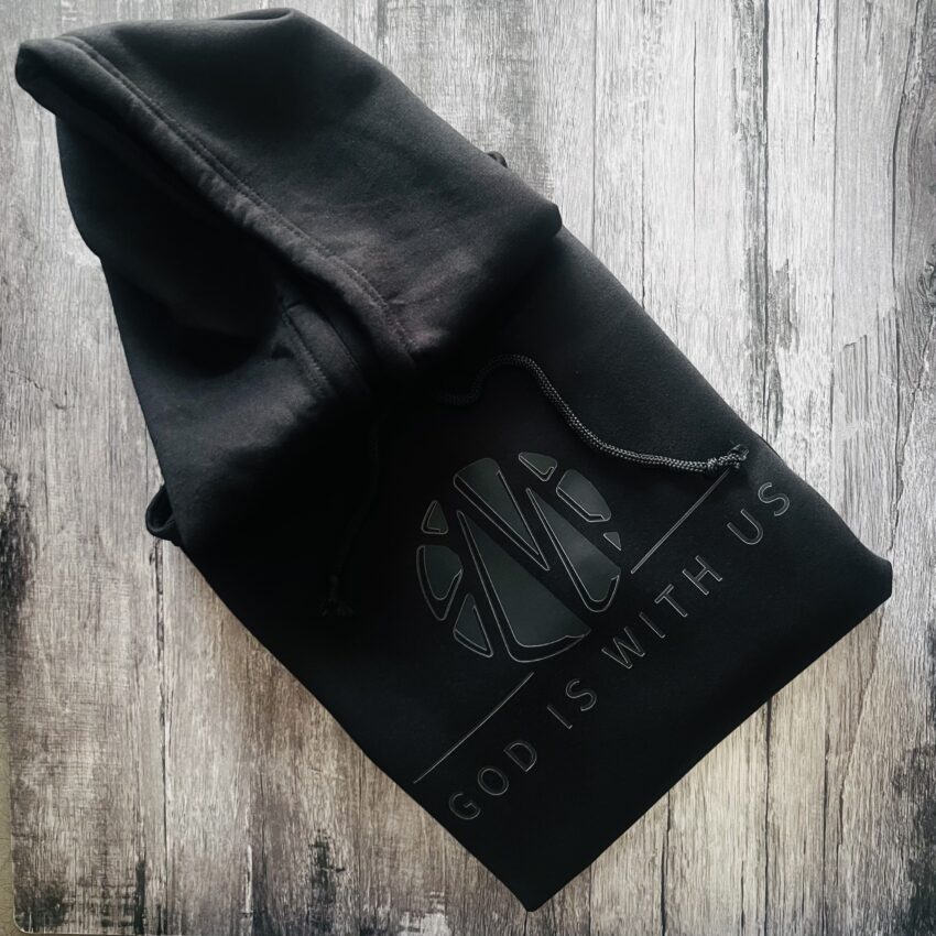 Manu.Za Black On Black Hoodie